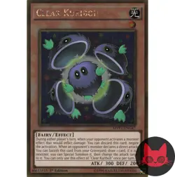 Yugioh Clear Kuriboh MVP1-ENG47 Gold Rare 1st Edition NM - Image 1
