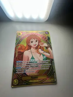 Bandai One Piece Nami EB03-053 SP Full Art Foil Character Card Heroines Edition - Image 1