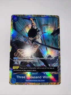 Three Thousand Worlds English OP03-057 R Alt Art One Piece TCG PRB-01 - Image 4