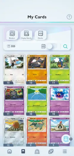 Pokemon Pocket Mobile Game Trade Celestial Guardians Set ◇ Rare Cards - Image 1