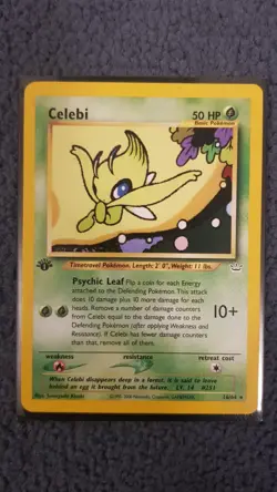 Pokemon Celebi 16/64 1st Edition Rare - Neo Revelation NM/LP - Image 1