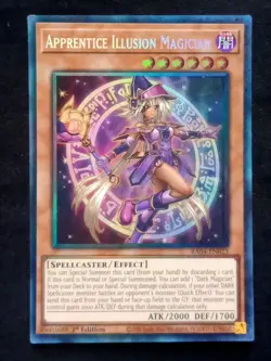 YuGiOh! Apprentice Illusion Magician RA04-EN023 Collector's Rare - Near Mint - Image 1