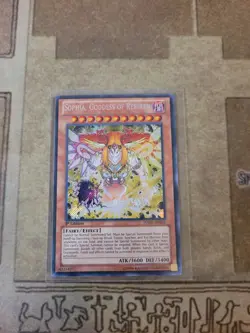 YUGIOH SOPHIA GODDESS OF REBIRTH HA07-EN055 SECRET 1ST ED NM - Image 1