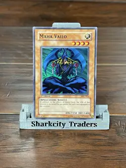 2002 Yu-Gi-Oh! Maha Vailo Magic Ruler MRL-012 1st Edition Super Rare Spellcaster - Image 1