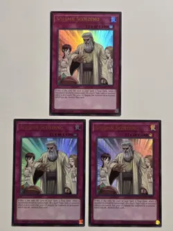 Solemn Scolding MZMU-EN121 x3 Ultra Rare Yugioh 1st Edition Maze of Muertos Set - Image 1