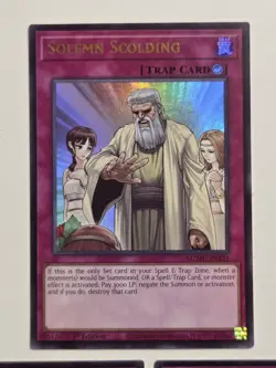 Solemn Scolding MZMU-EN121 x3 Ultra Rare Yugioh 1st Edition Maze of Muertos Set - Image 2