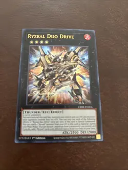 Yugioh! LP Ryzeal Duo Drive - CRBR-EN006 - Ultra Rare - 1st Edition Lightly Play - Image 1