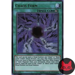 Yugioh Chaos Form MVP1-EN008 Ultra Rare NM - Image 1