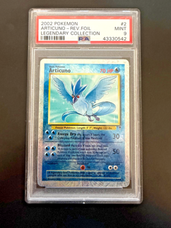 Articuno Reverse Holo Legendary (Collection) 2/110 PSA 9 MINT - Image 1