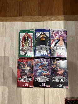 One Piece CG — Starter Deck LOT OF 6 — Starter Deck 02 03 05 23 26 27 BRAND NEW! - Image 1