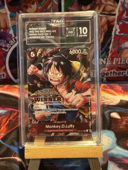One Piece Monkey D Luffy Treasure Cruise Winner Card ST01-012 Promo English - Image 1