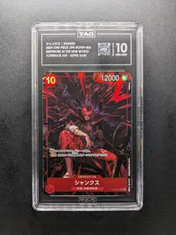 TAG 10 - 2024 One Piece SHANKS - OP09-004 SR - Alt Art - Japanese - Image 1