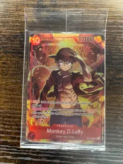 One Piece Monkey.D.Luffy ST10-006 Alternative Art Treasure Booster Promo Sealed - Image 1