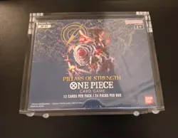 One Piece Pillars of Strength Booster Box Eng. with Acrylic case & 4 Op15 packs - Image 2