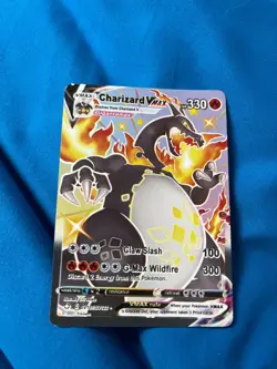 Pokemon Charizard VMAX Full Art Holo Card Shining Fates SV107/SV122 330 HP EN - Image 1