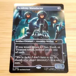1x Academy Manufactor, Secret Lair Fallout Bonus Card 7094, Magic MTG NM - Image 2