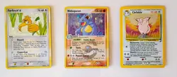 9 Mixed Pokemon Card Lot w/3 Holos - 1999-2004 - Image 2