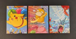 Lot of 3x Pokemon Topps Series 2 Sticker Cards - Pikachu - Charmander - Image 2