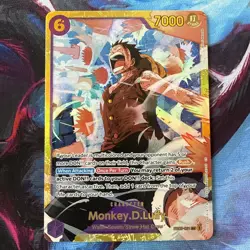 One Piece Monkey D. Luffy SEC EB02-061 PRB-02 The Best Vol. 2 ENGLISH Foil Card - Image 1