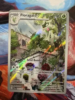 Pokemon Floragato 197/193 Illustration Rare Holo Paldea Evolved Card Mint - Image 4