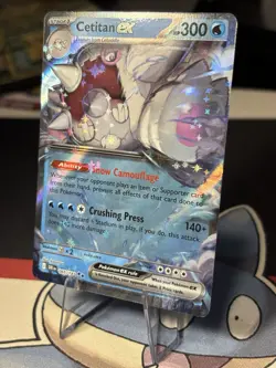 Cetitan EX Double Rare Card 65/182 Destined Rivals Pokemon TCG - Image 2