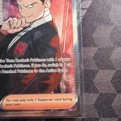 Pokemon TCG Team Rockets Giovanni Destined Rivals Card 225/182 - Image 4