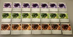 Pokemon Perfect Order Rare Holo Energy Cards - Lot of 21 - Image 1