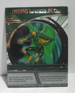 Bakugan Card - Strong Winds Blow - Holo Foil Green Ability Card - BA288 - 45/48c - Image 1