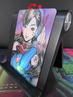 D.Va Overwatch Art Card Rare Holo Collectible Video Game Character CCG NM - Image 2