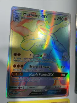 Pokemon Machop/Machoke/Machamp GX Evolution Lot – 9 Cards – Holo Rare – NM - Image 2