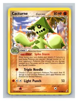 Cacturne (Delta Species) #15/100 Crystal Guardians Pokemon Card TCG 2006 - Image 1