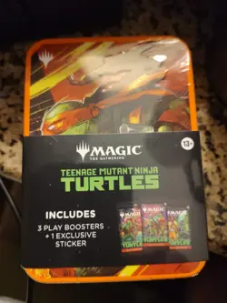 Magic: The Gathering Teenage Mutant Ninja Turtles Tin [Shredder] Box 3 Boosters - Image 1