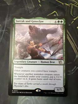 Surrak and Goreclaw, MTG, March of the Machine, NM/Never Played - Image 1