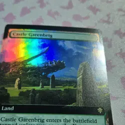 Magic: The Gathering Castle Garenbrig ELD Rare Foil Extended Art Land 388 2019 - Image 5