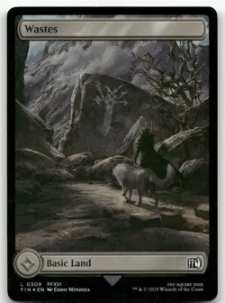 Wastes #309 (Foil) (NM) Final Fantasy FIN Magic MTG - Image 1