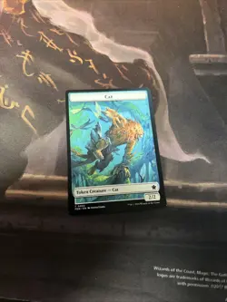 x1 Cat / Cat (1/2) FDN Foundations MTG DOUBLE SIDED TOKEN 1x - Image 2