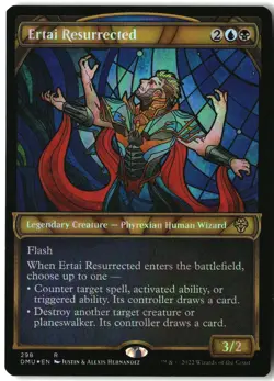 MTG Ertai Resurrected (Showcase) FOIL R Dominaria United 298 LP - Image 1