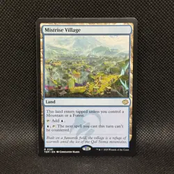 Mistrise Village Tarkir Dragonstorm Magic The Gathering TDM 0261 Rare Normal - Image 1