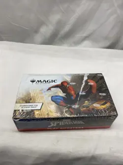 Magic The Gathering MTG: Universes Beyond Spider-Man Play Booster Box Sealed - Image 1