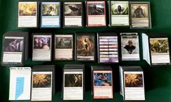 Magic the Gathering Dark Ascension Set Cx12 UCx8 Rx1 Mx1 w/ Tokens Emblem MT/NM - Image 5