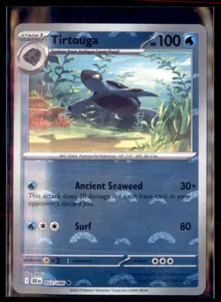 Pokemon Tirtouga Black Bolt BLK 022/086 Poke Ball Holo - Image 1