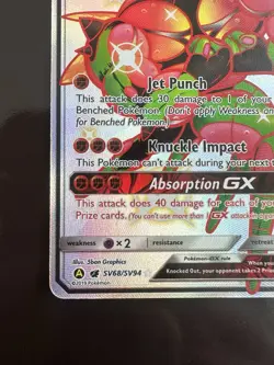 Pokemon Buzzwole GX Shiny Holo Rare Holo Hidden Fates: Shiny Vault SV68/SV94 - Image 5
