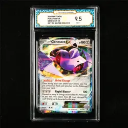 TQG 9.5 MINT+ 2016 Pokemon ENG Genesect ex 64/124 HOLO EX - Image 1