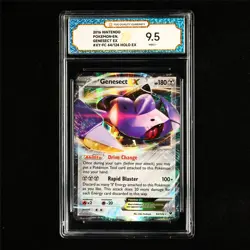 TQG 9.5 MINT+ 2016 Pokemon ENG Genesect ex 64/124 HOLO EX - Image 2