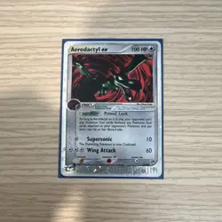Pokemon Aerodactyl ex 94/100 EX Sandstorm Holo Rare Stage 1 100 HP Card - Image 1
