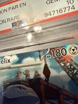 Steelix 208 Illustration Rare Pokemon Par En-Paradox Rift NM PSA 10 - Read Descr - Image 3