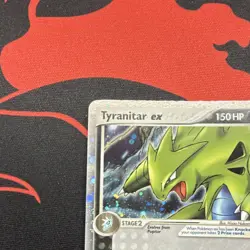 Pokemon Tyranitar EX Ultra Rare Holo POP Series 1 017/017 150 HP Stage 2 - Image 3