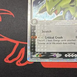 Pokemon Tyranitar EX Ultra Rare Holo POP Series 1 017/017 150 HP Stage 2 - Image 4