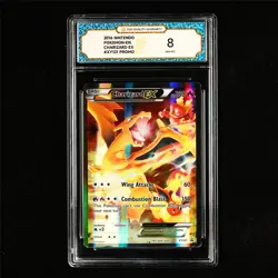 TQG 8 NM-MT 2016 Pokemon ENG Charizard ex XY121 Promo - Image 2