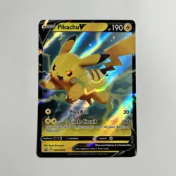 Pokemon TCG Pikachu v Sword & Shield SWSH063 Holo Promo - Image 1